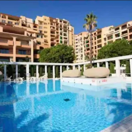 아파트 Monaco, Elegant & Quiet Renovated Apartment, In Fontvieille District, With Terrace & Pool, 15min Walk To Port Hercule